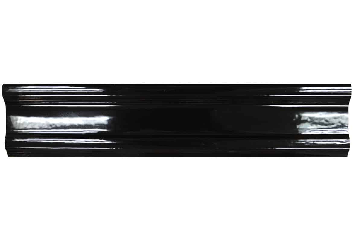 קרניז קרמיקה שחור מבריק דגם 2