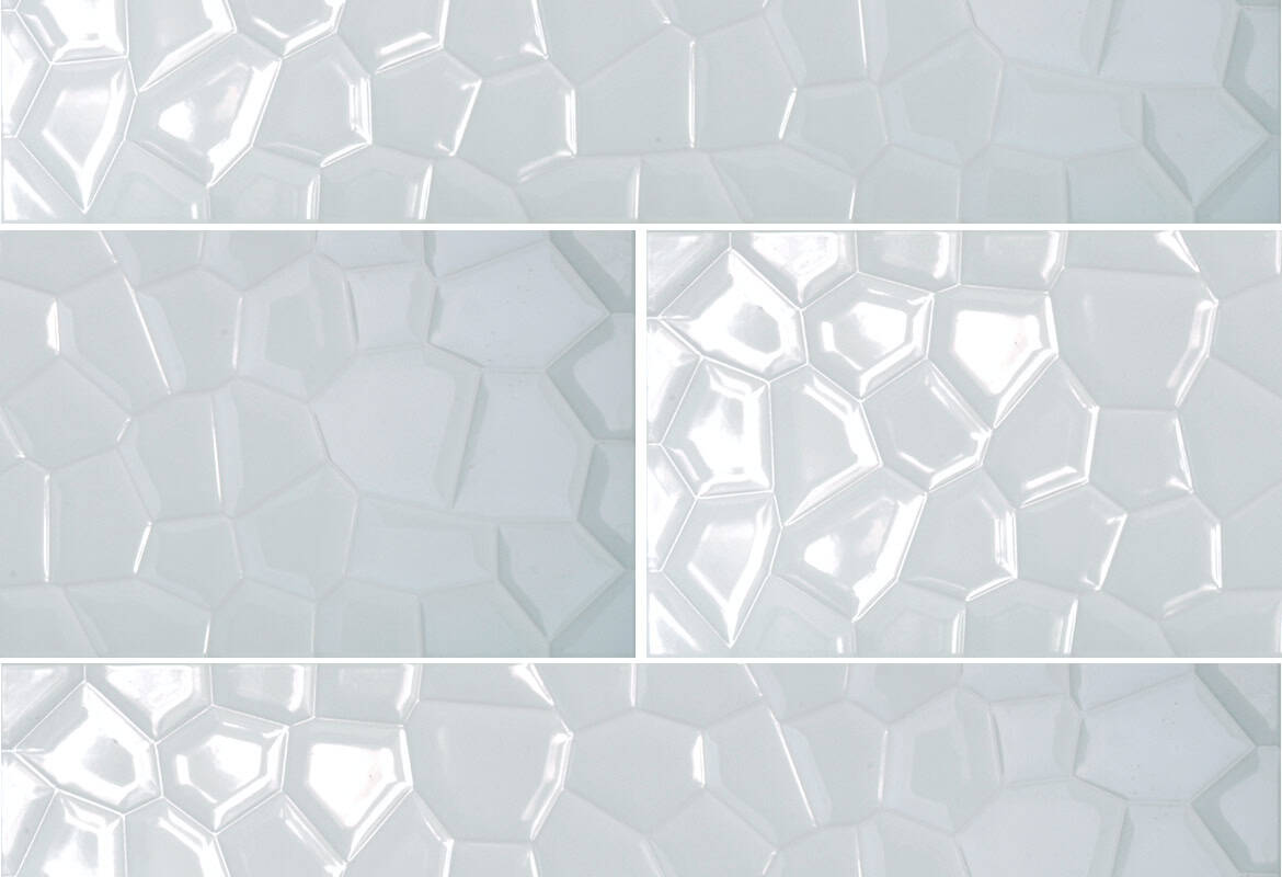 2302500_B דקור קרמיקה כוורת לבן